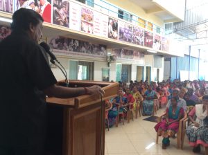 Chief guest addressing the gathering
