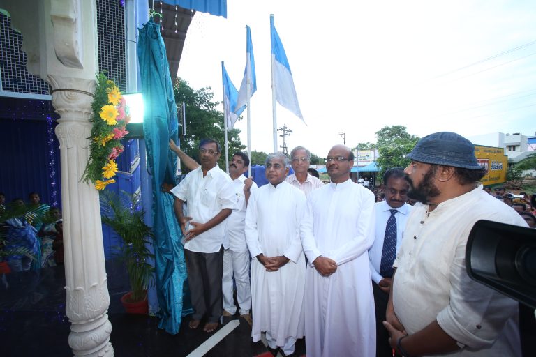 Thiru. Louis Adaikala Raj unveiled the Life Size statue of St. Mother Teresa