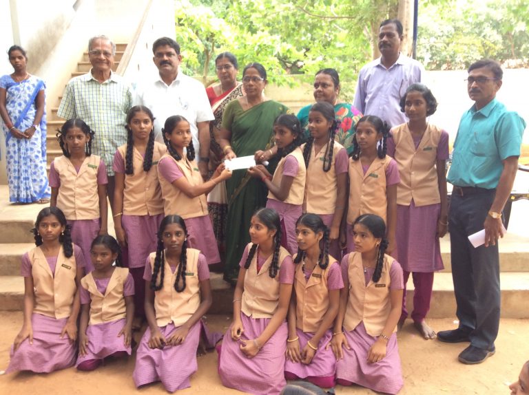 Scholarship to students of P.V.Selvaraj Girls Hr.Sec.School