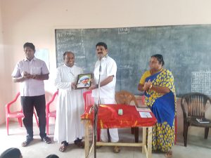 Chairman felicitates the Correspondent.
