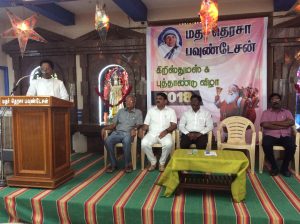 Rev. Fr. Periyanna addressing the gathering