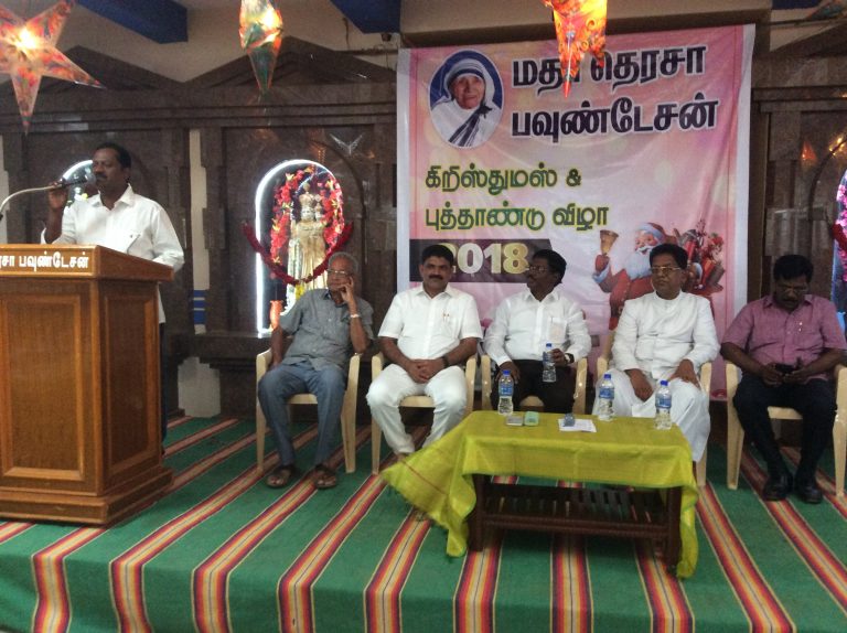 Thiru.N.Sakthivel, DRO addressing the audience.