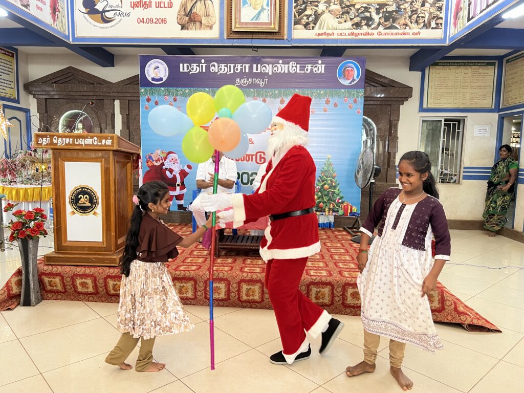 Arrival of Santa Claus