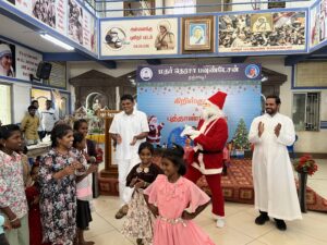 Arrival of Santa Claus