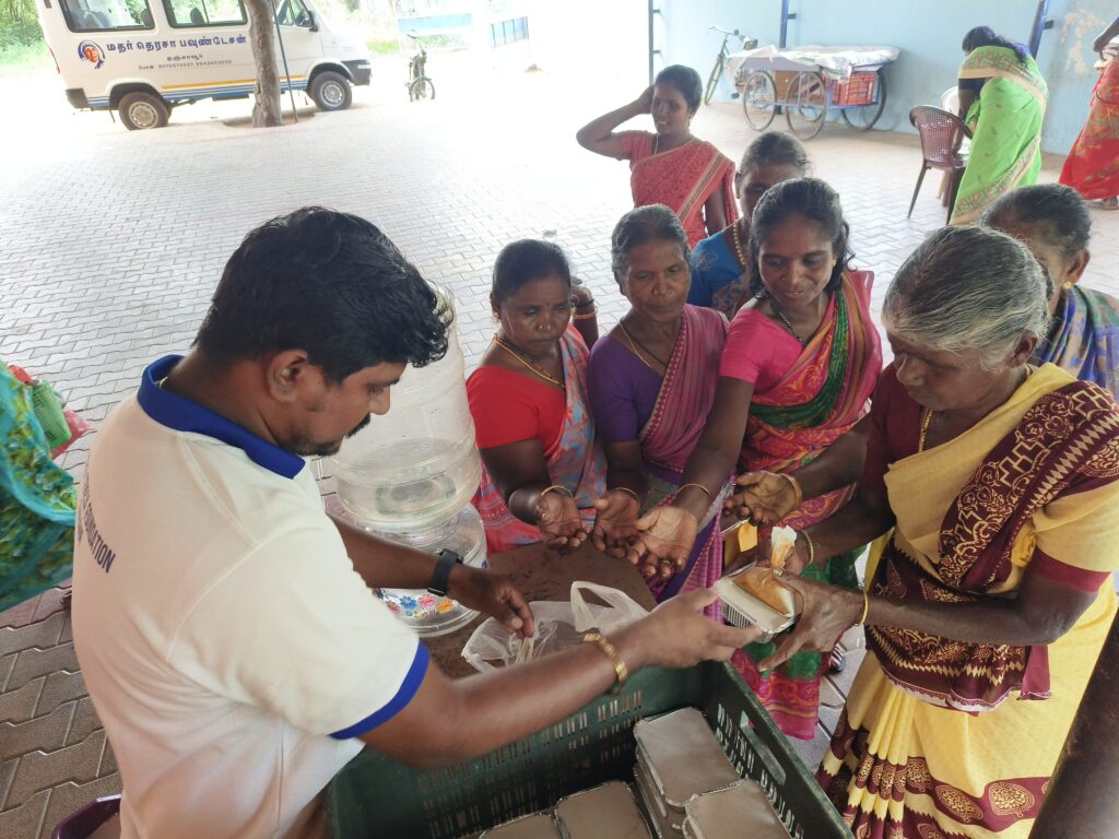 Welfare camp for single mothers in Ammapettai