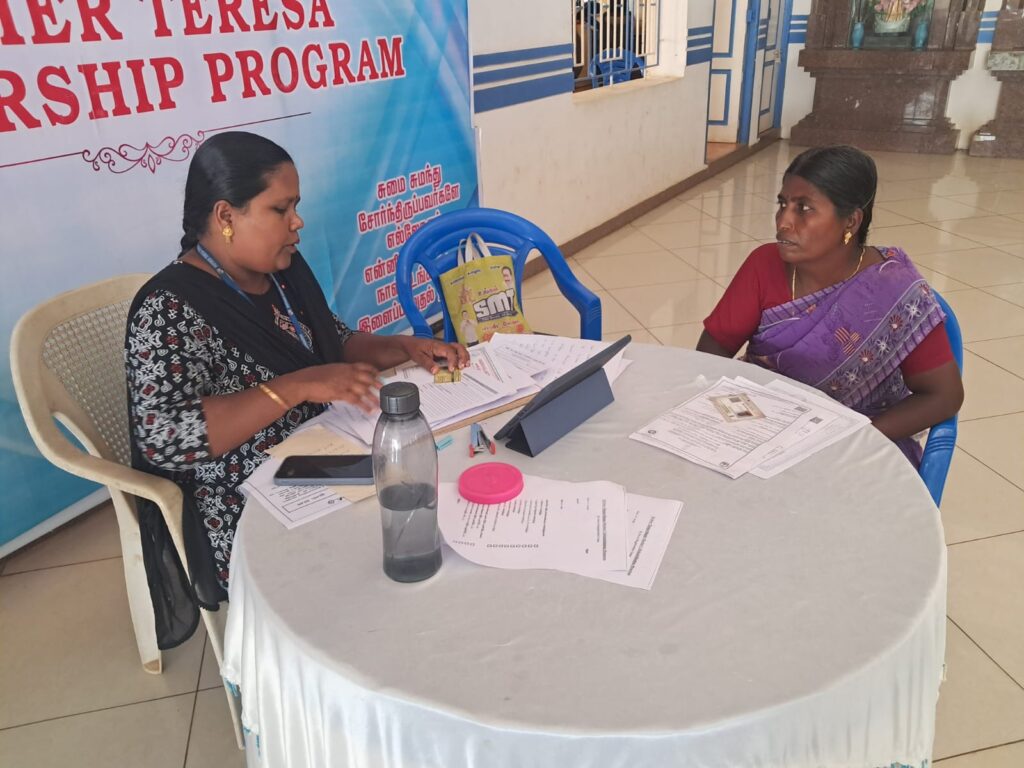 Single Mothers Certificate Camp in Mother Teresa Foundation