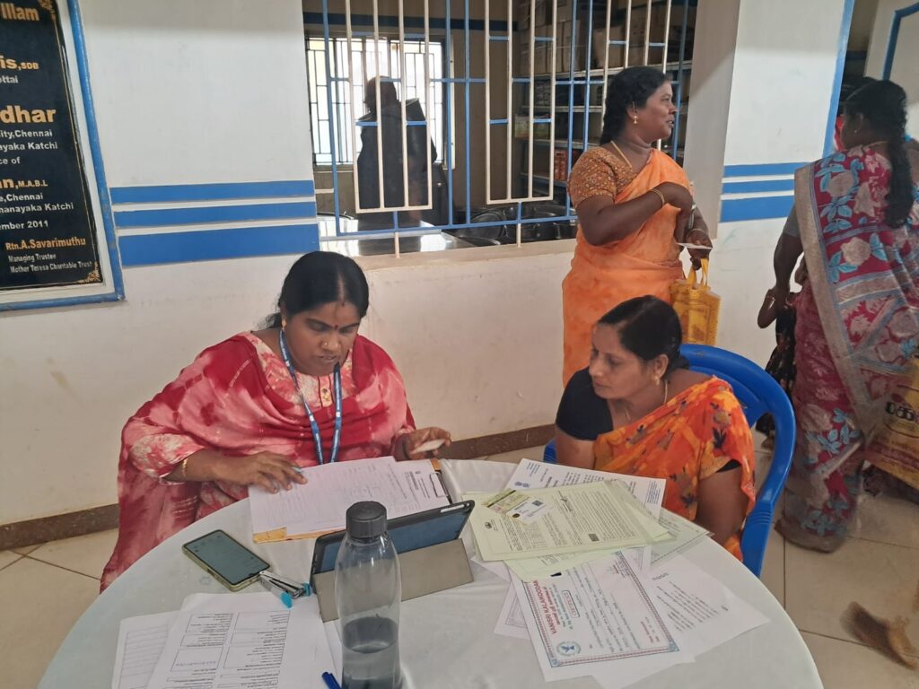 Single Mothers Certificate Camp in Mother Teresa Foundation