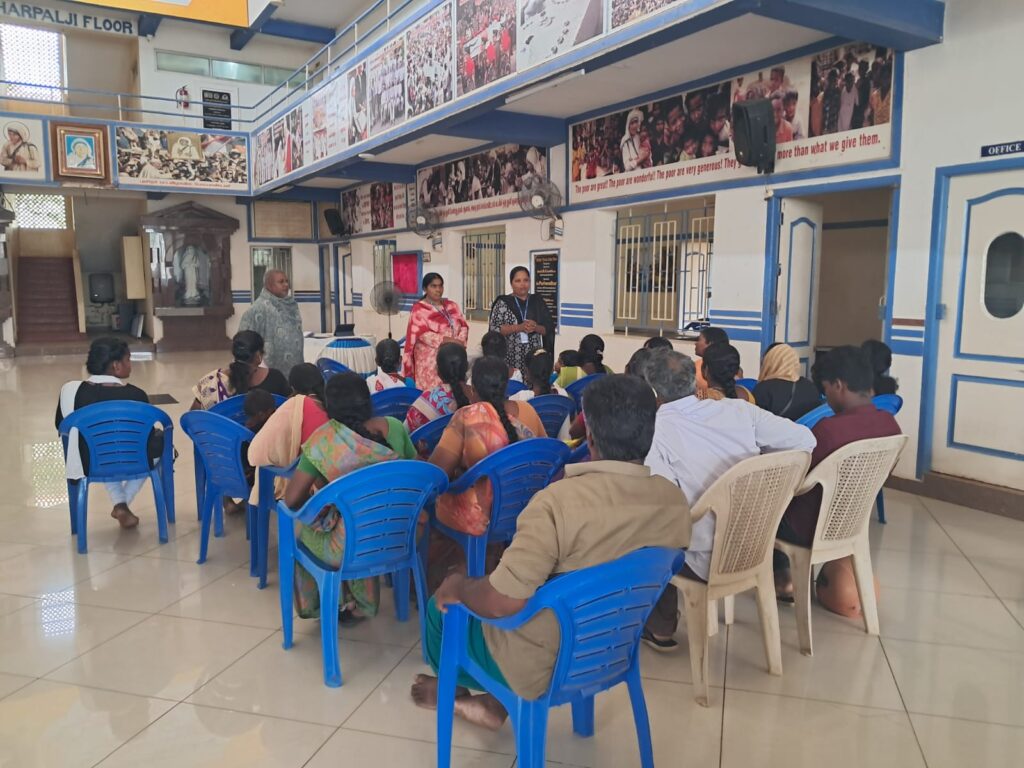 Single Mothers Certificate Camp in Mother Teresa Foundation