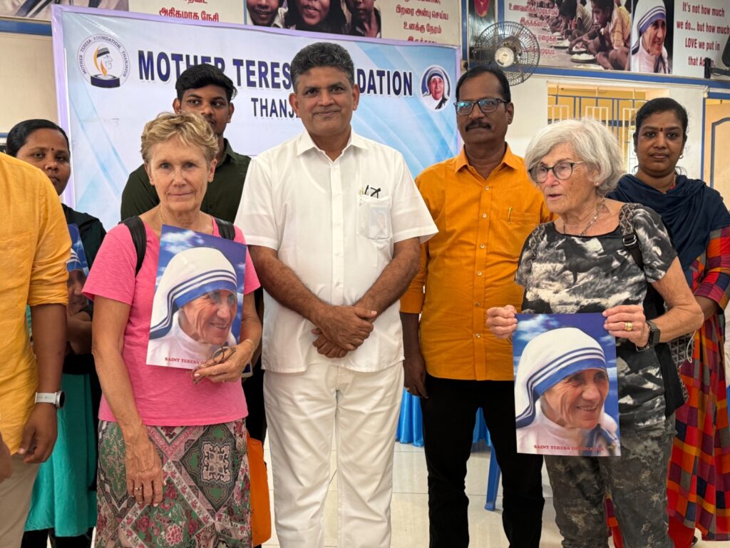 International Visitors to Mother Teresa Foundation