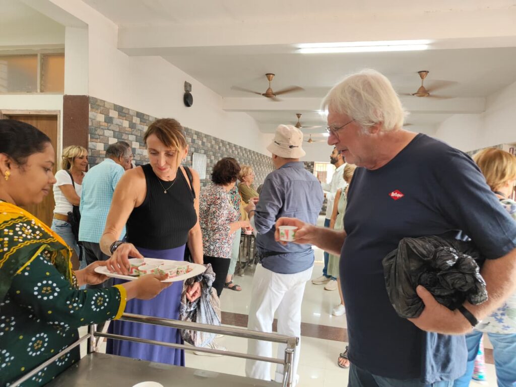 International Visitors to Mother Teresa Foundation