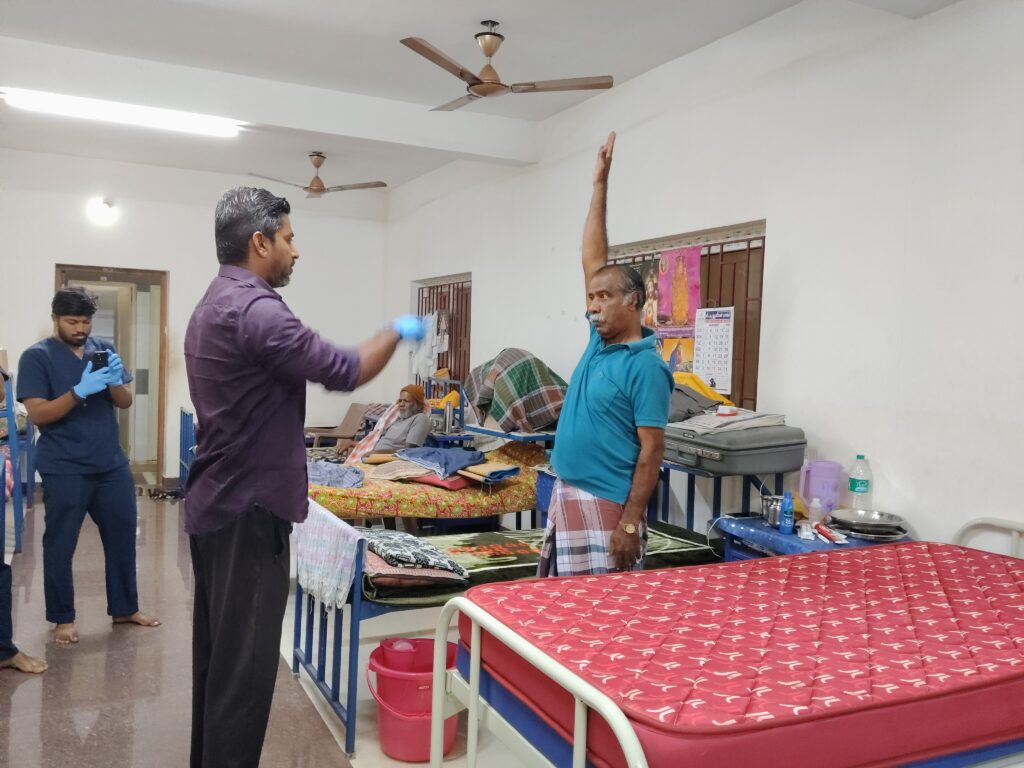 Physiotherapy Camp for Elderly at Joy Home
